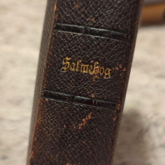 1895 Leather Danish Song Book - Picture 5 of 13